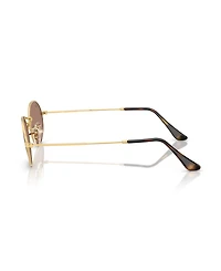 Ray-Ban Unisex Oval Metal Chromance Sunglasses, RB3547