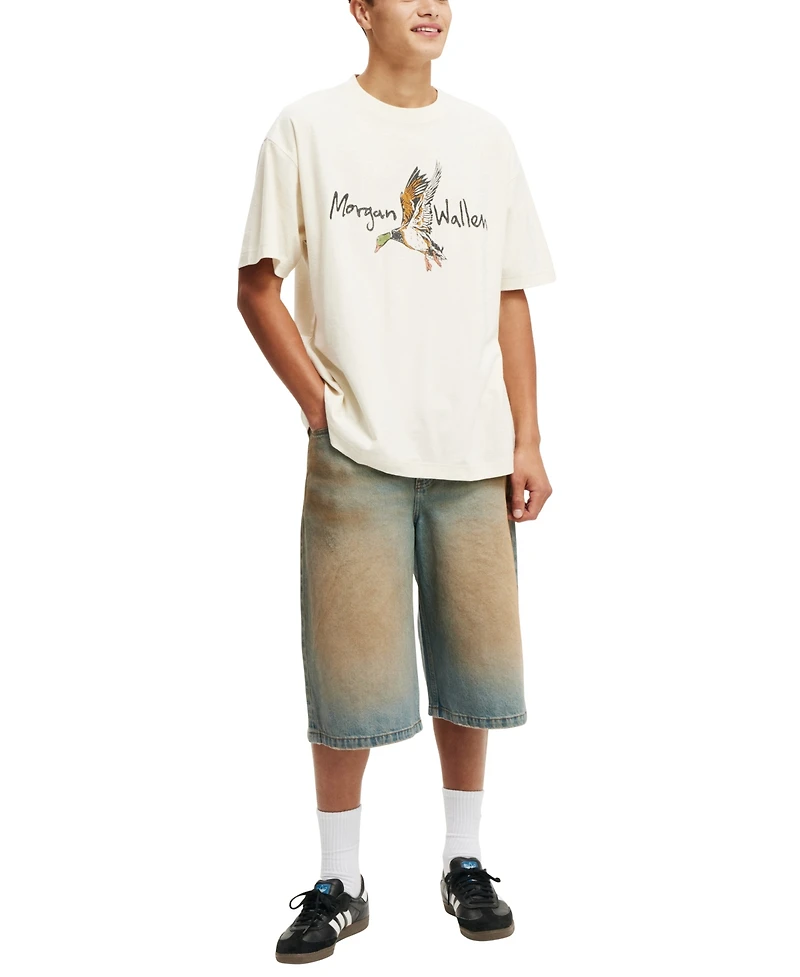 Cotton On Men's Box Fit Premium Music T-Shirt