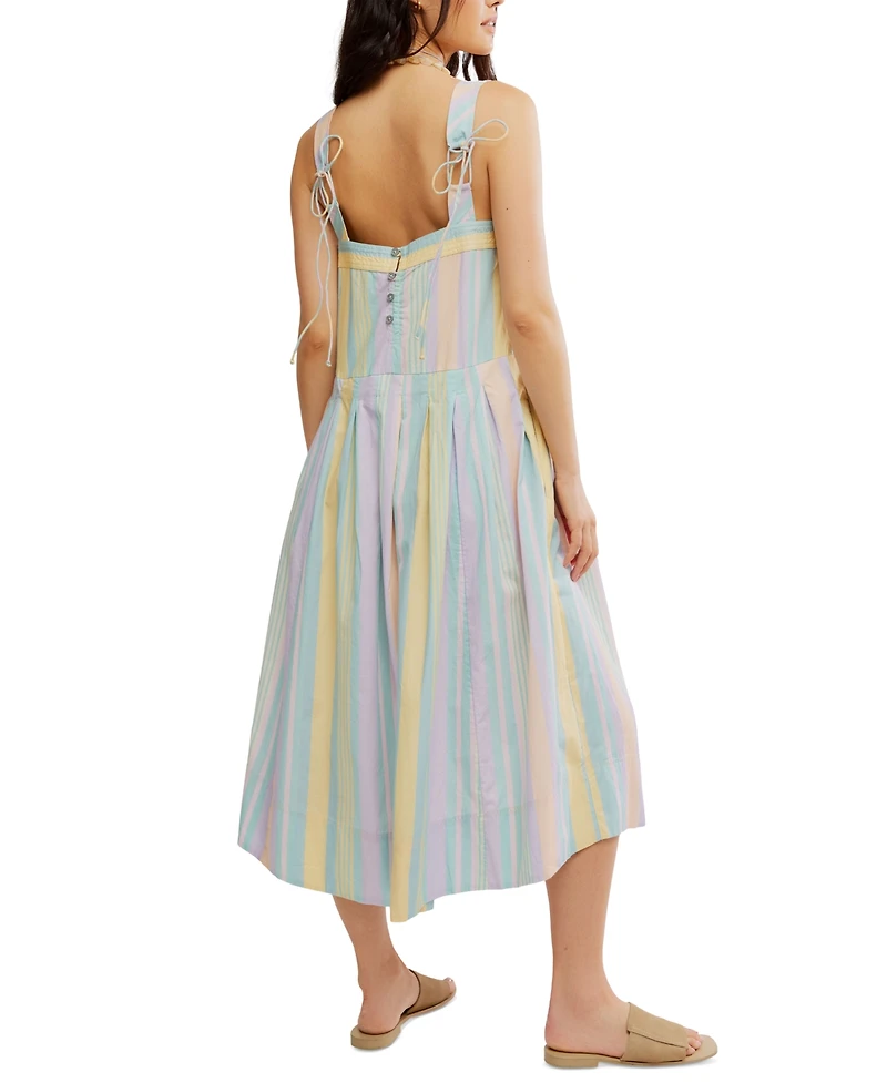 Free People Women's Primavera Striped Midi Dress