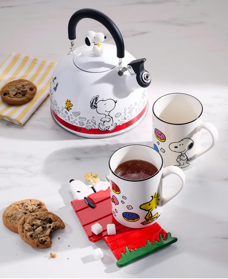 Lenox Chef Snoopy Mugs, Set of 4