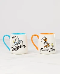 Lenox Peanuts Cruisin' & Feelin' Fine Mugs, Set of 2