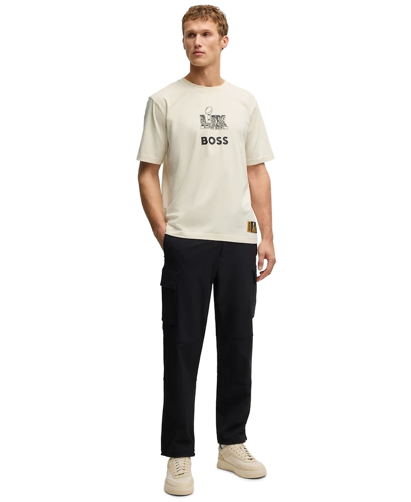 Hugo Boss x Nfl Men's Gold-Tone Artwork T-Shirt