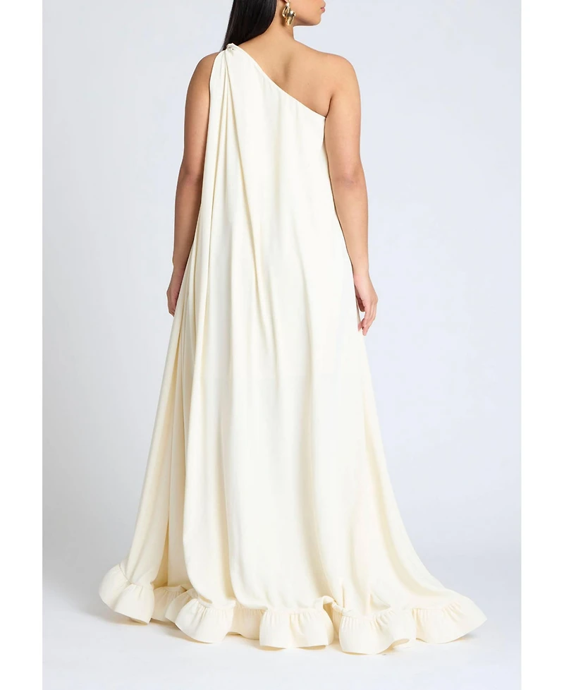 Eloquii Women's Dramatic Ruffle Gown