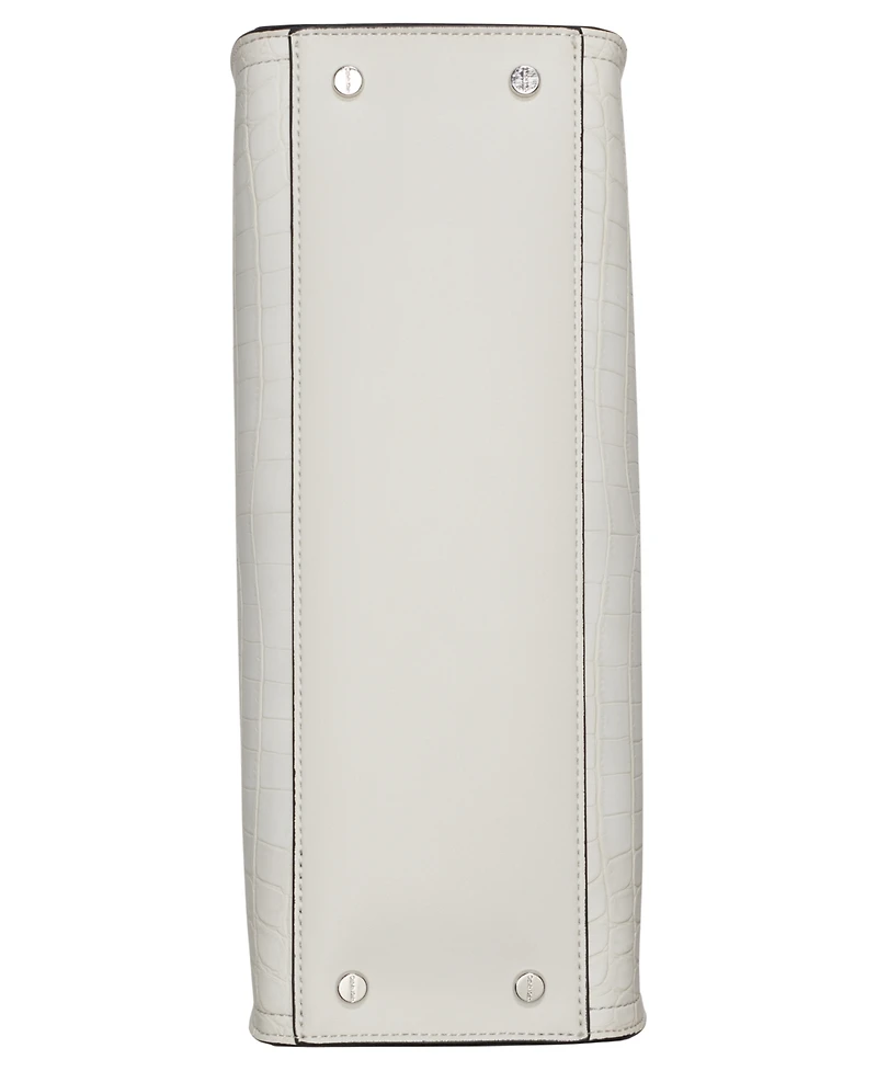 Calvin Klein Quill Soft Croco Shoulder