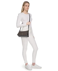 Calvin Klein Mandy Mini Signature Top Zipper Crossbody
