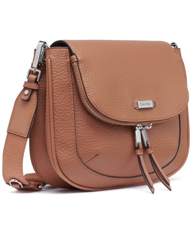 Calvin Klein Zulle Zip-Around Crossbody with Signature Hang Off