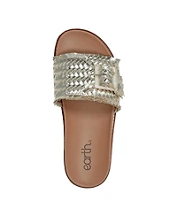 Earth Women's Fontane Woven Flat Sandals