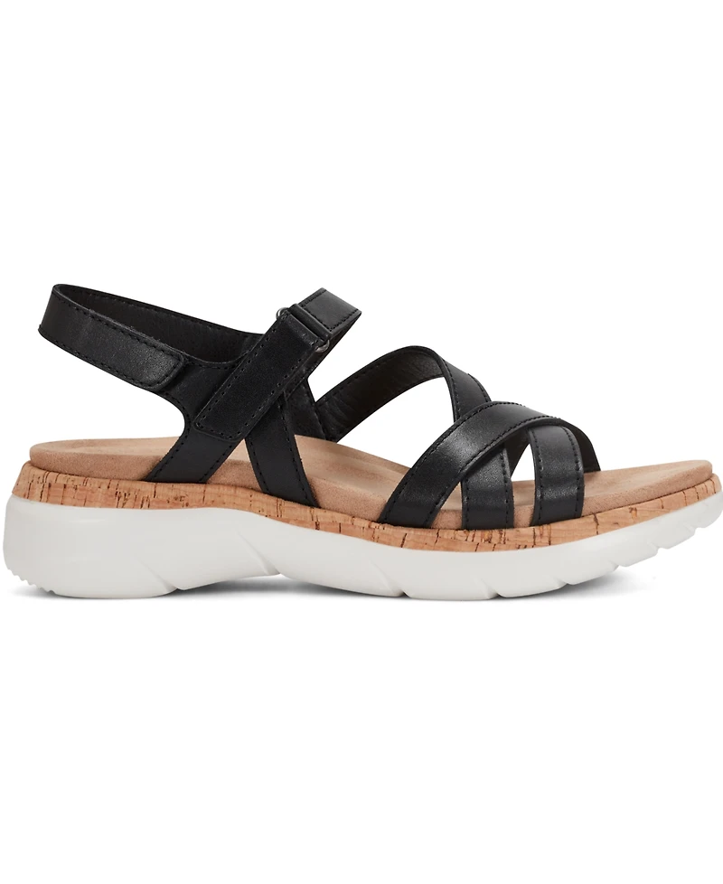 Earth Women's Rosie Strappy Slingback Flat Sandals
