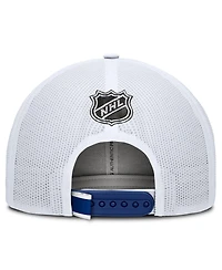 Fanatics Men's Blue/White Toronto Maple Leafs Authentic Pro Rink Trucker Hat