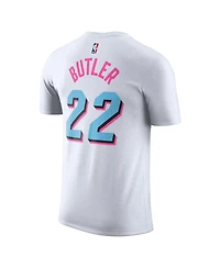 Nike Men's Jimmy Butler White Miami Heat 2024/25 City Edition Name Number T-Shirt