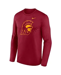 Nike Men's Cardinal Usc Trojans Primetime Alternate Logo Legend Long Sleeve T-Shirt