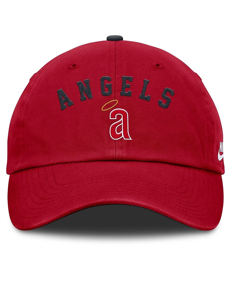 Nike Men's Red California Angels Cooperstown Collection Club Adjustable Hat