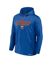 Fanatics Men's Royal New York Islanders Authentic Pro Rink Fleece Pullover Hoodie