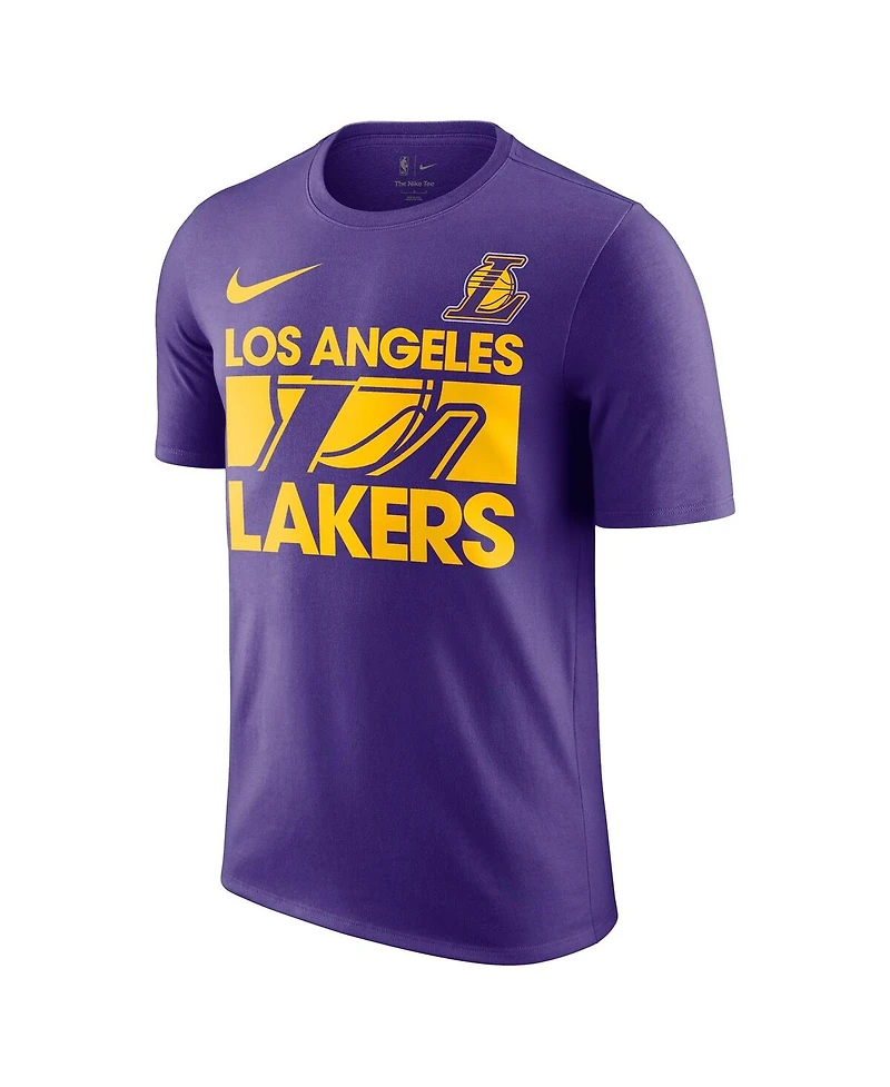 Nike Men's Purple Los Angeles Lakers Courtside This Is Our Year T-Shirt