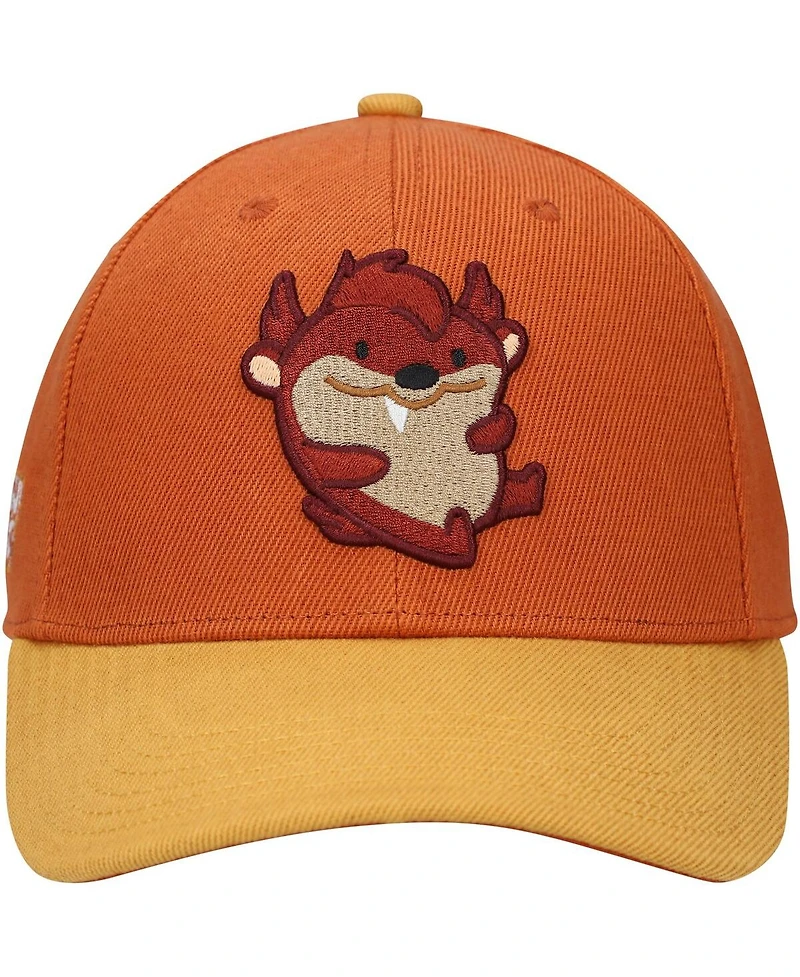 Lids Big Boys and Girls Orange Looney Tunes Tasmanian Devil Adjustable Hat