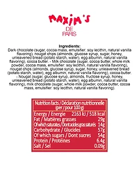 Maxim's De Paris Valentine's Day Large Tin Heart Assorted Nougat Chocolate Bonbons, 6.3 oz