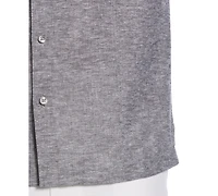 Cubavera Men's Classic-Fit Linen Blend Short Sleeve Button-Front Shirt