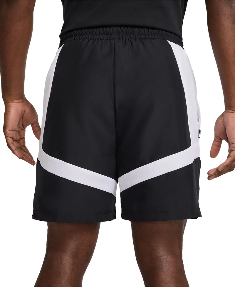 Nike Men's Icon Loose-Fit Colorblocked 6" Basketball Shorts