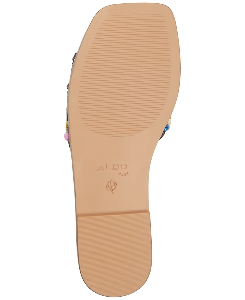 Aldo Women's Eleny Embellished Slide Flat Sandals