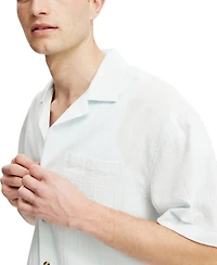 Cotton On Men's Riviera Box Fit Short Sleeve Shirt