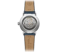 Raymond Weil Men's Swiss Automatic Millesime Small Seconds Denim Blue Leather Strap Watch 40mm