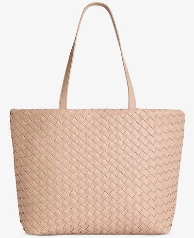 On 34th Extra-Large Woven Tote, Exclusively at Macy's