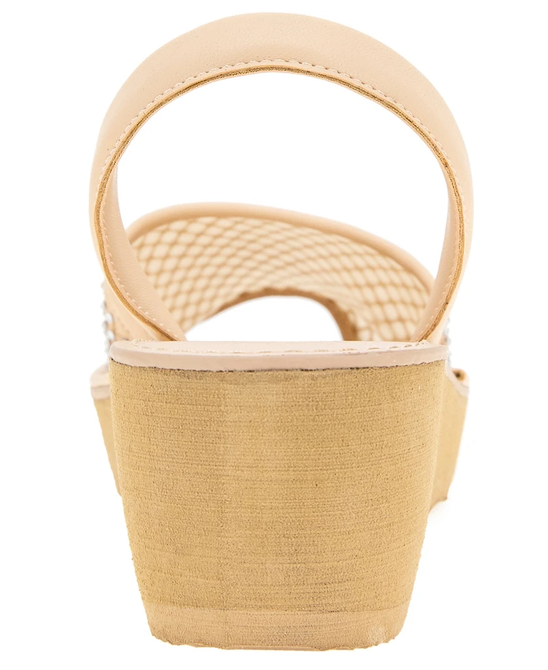 Kenneth Cole Reaction Women's Fine Glass Mesh Wedge Sandals