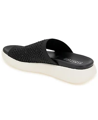 Kenneth Cole Reaction Women's Teffi Knit Round Toe Flat Sandals