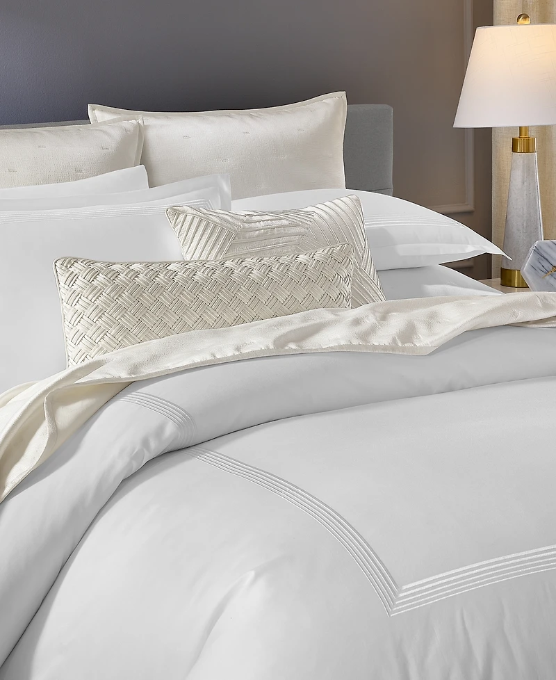 Hotel Collection Linea 680 Thread Count Duvet Cover Set, Full/Queen, Exclusively at Macy's