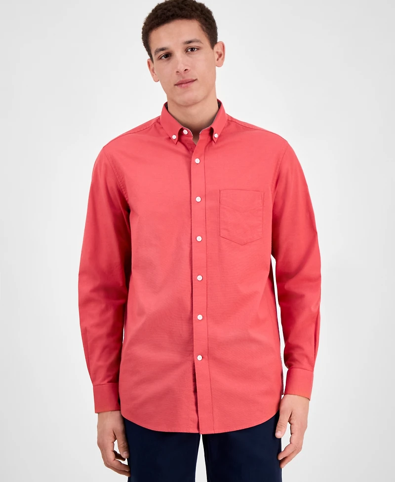 Club Room Men's Solid Oxford Shirt, Exclusively at Macy's
