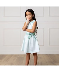 Hope & Henry Toddler Girls Peter Pan Collar Seersucker Dress