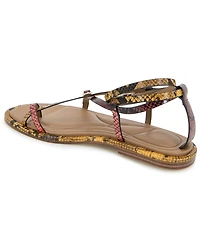 Kenneth Cole New York Women's Paros Square Toe Flat Sandals