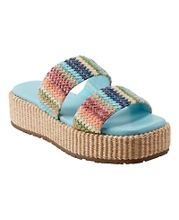 Marc Fisher Women's Pelma Double Band Flatform Sandals