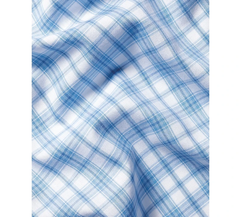 Charles Tyrwhitt Men's Slim Fit Long Sleeve Tattersall Button-Down Shirt