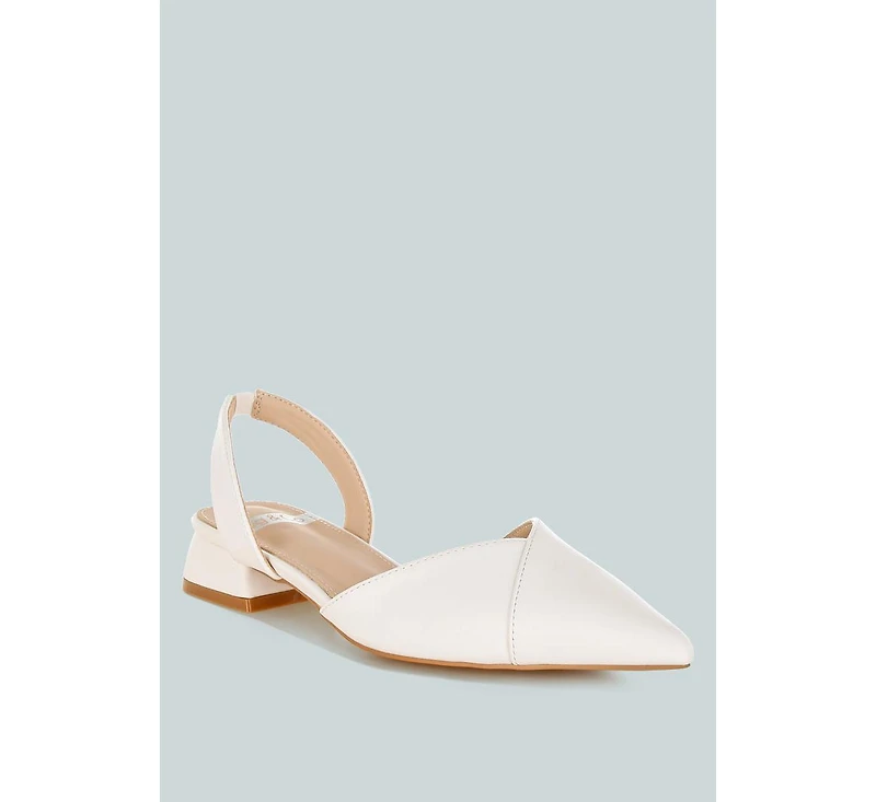 Tijay Soft Real Leather Slingback Sandals