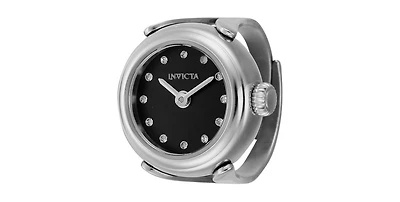 Invicta Women's 44481 Mini Quartz 2 Hand Black Dial Watch