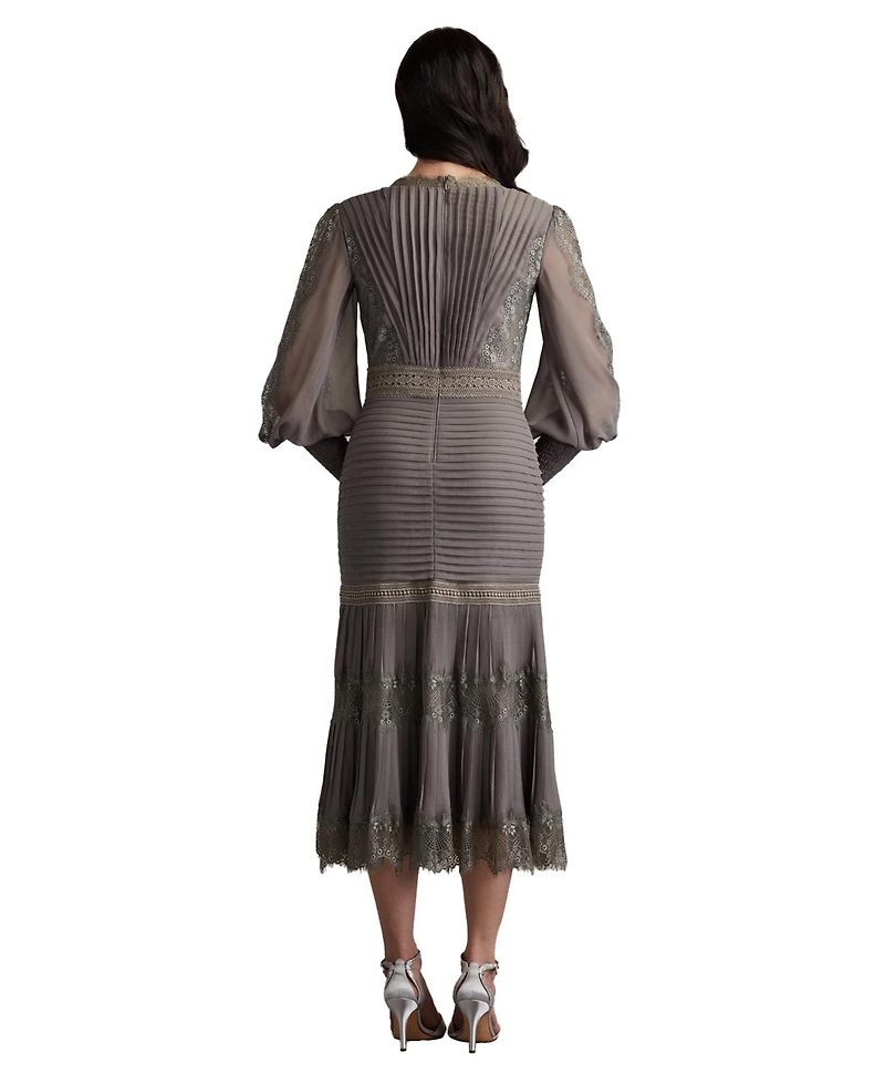 Tadashi Shoji Women's Nyssa Bishop Sleeve Dress