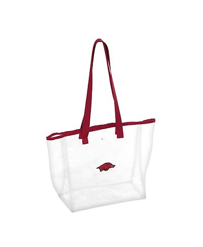 Logo Brands Arkansas Razorbacks Stadium Clear Tote Bag