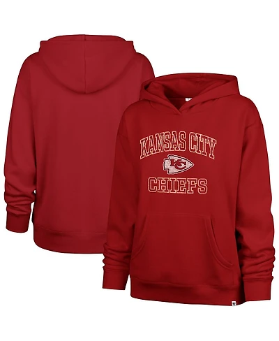 '47 Brand Women's Red Kansas City Chiefs Clarity Naomi Pullover Hoodie