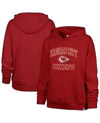 '47 Brand Women's Red Kansas City Chiefs Clarity Naomi Pullover Hoodie