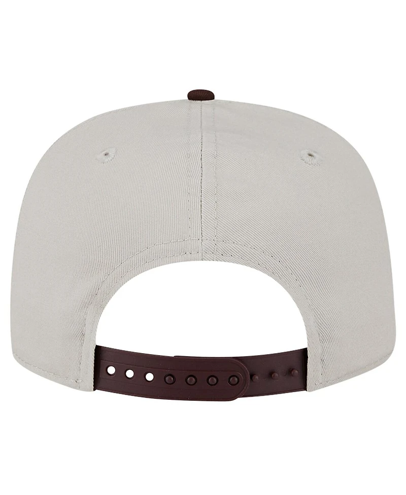 New Era Men's Cream San Diego Padres Iron Golfer Snapback Hat