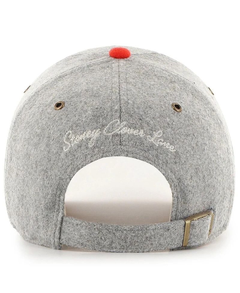 '47 Brand x Stoney Clover Lane Men's and Women's Gray/Orange Miami Dolphins Block Clean Up Adjustable Hat