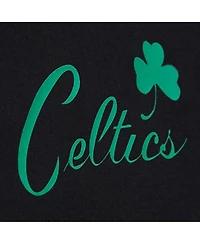 Mitchell & Ness Men's Black Boston Celtics Black Out Collection Vintage Premium T-Shirt