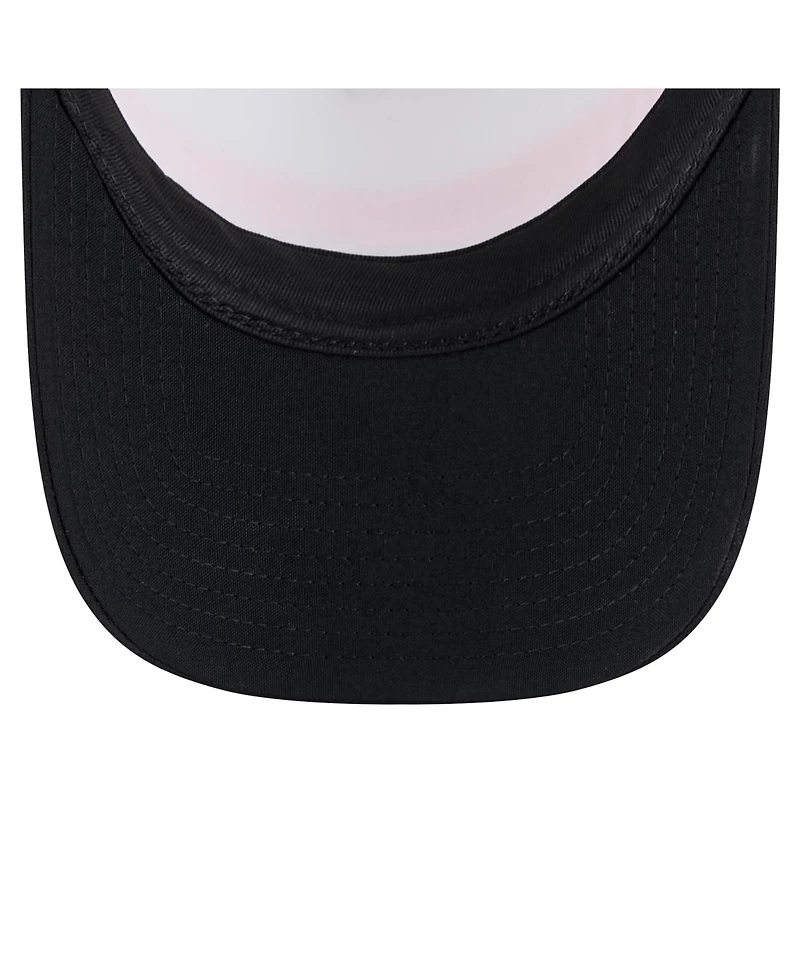 New Era Men's White/Black Cincinnati Bengals Sport Night Color Block 9FORTY A-Frame Trucker Adjustable Hat