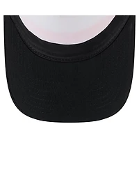 New Era Men's White/Black Cincinnati Bengals Sport Night Color Block 9FORTY A-Frame Trucker Adjustable Hat