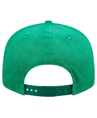 New Era Men's Kelly Green Boston Celtics Throwback Display Corduroy 9FIFTY Snapback Hat