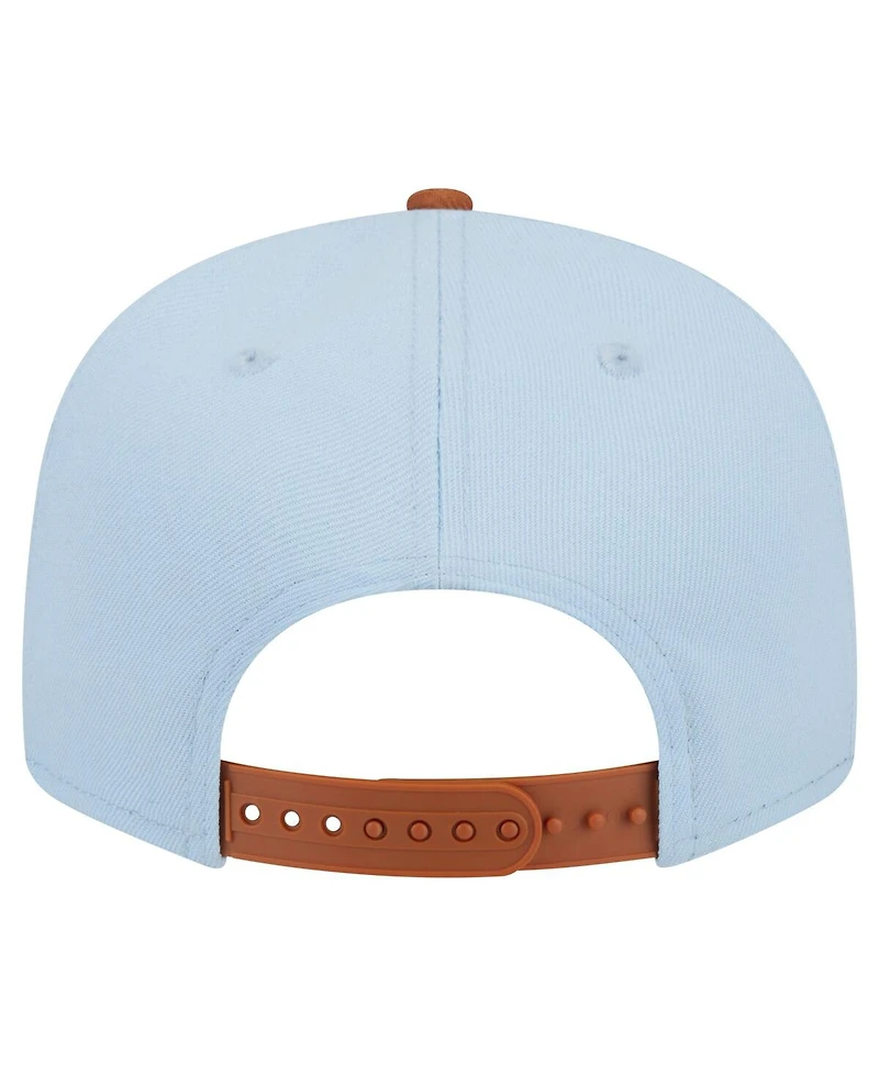 New Era Men's Light Blue Pittsburgh Pirates Spring Color Two-Tone 9FIFTY Snapback Hat