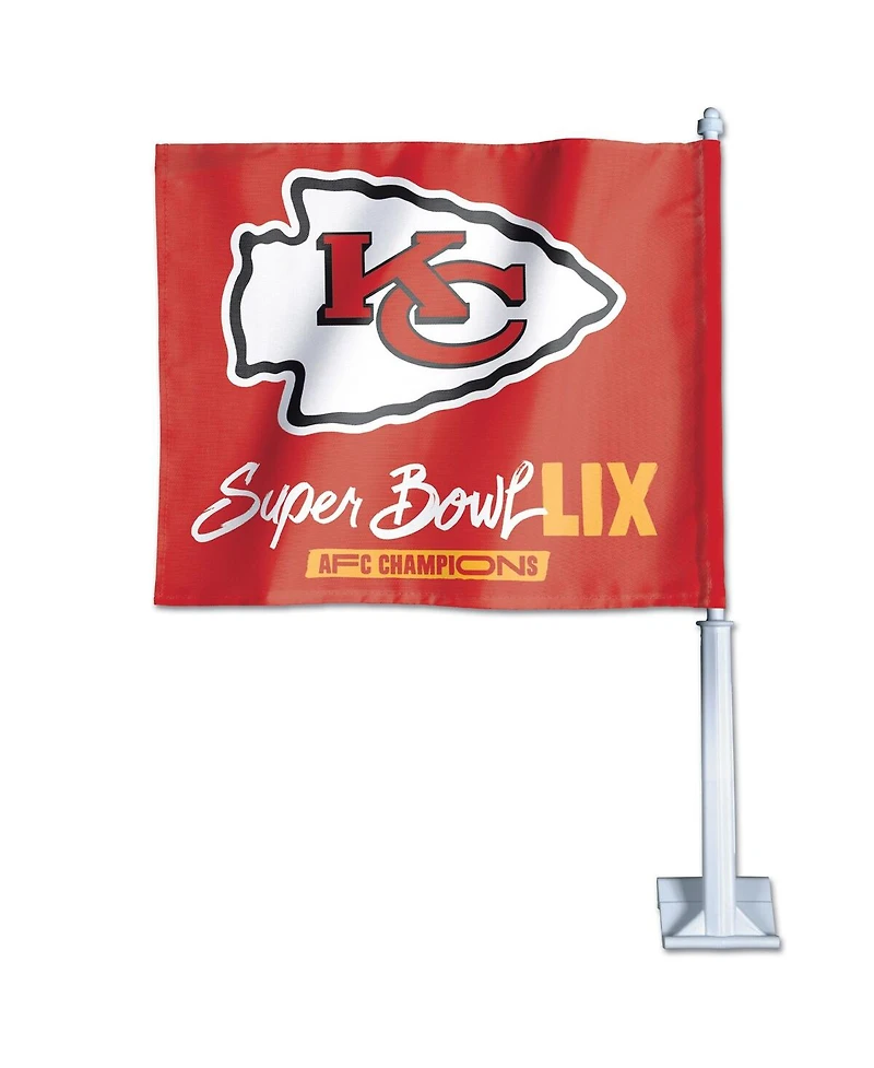 Wincraft Kansas City Chiefs 2024 Afc Champions 11.75" x 14" Double-Sided Car Flag