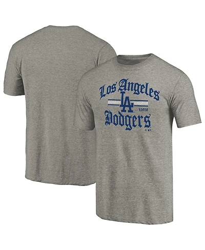 Fanatics Men's Ash Los Angeles Dodgers Hometown Collection Olde La T-Shirt