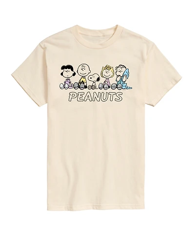Airwaves Men's Peanuts Group Short Sleeve T-Shirt